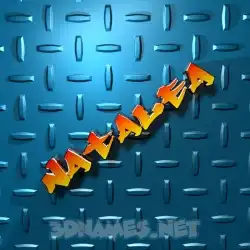 natalea in Grid Style style - 3D name wallpaper