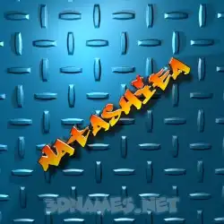 natashiea in Grid Style style - 3D name wallpaper