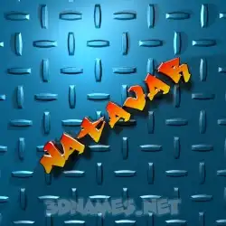 natavar in Grid Style style - 3D name wallpaper