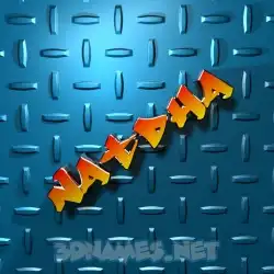 natdha in Grid Style style - 3D name wallpaper