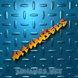 nathaniels in Grid Style style - 3D name wallpaper