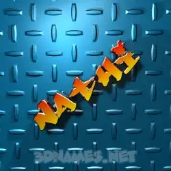 nathi in Grid Style style - 3D name wallpaper