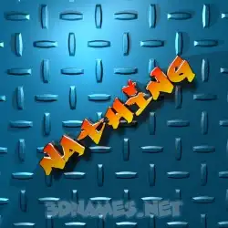 nathing in Grid Style style - 3D name wallpaper