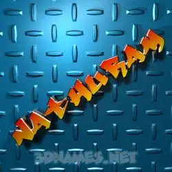 nathuram in Grid Style style - 3D name wallpaper
