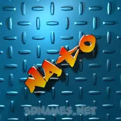 nato in Grid Style style - 3D name wallpaper