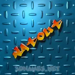 natout in Grid Style style - 3D name wallpaper