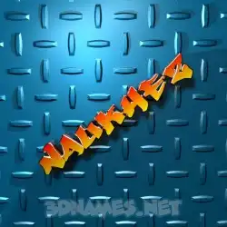 naukhez in Grid Style style - 3D name wallpaper