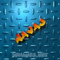 navaj in Grid Style style - 3D name wallpaper