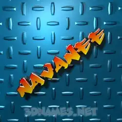 navanee in Grid Style style - 3D name wallpaper