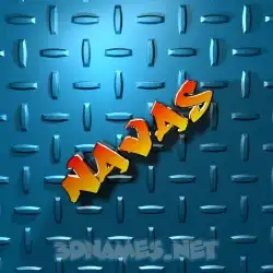 navas in Grid Style style - 3D name wallpaper