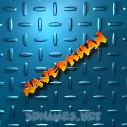 navedkhan in Grid Style style - 3D name wallpaper