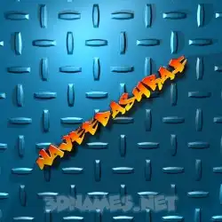 naveedashraf in Grid Style style - 3D name wallpaper