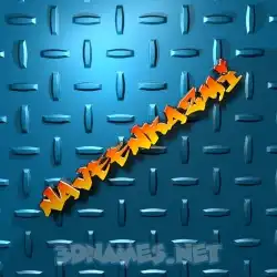 naveenkazmi in Grid Style style - 3D name wallpaper