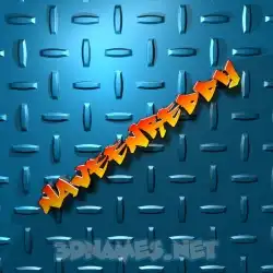naveenreddy in Grid Style style - 3D name wallpaper