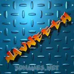 navneeth in Grid Style style - 3D name wallpaper