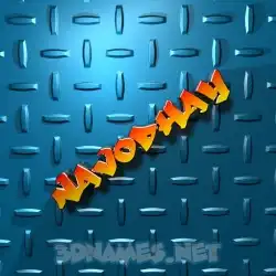 navodhay in Grid Style style - 3D name wallpaper