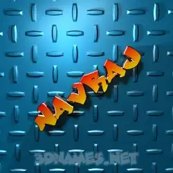 navraj in Grid Style style - 3D name wallpaper