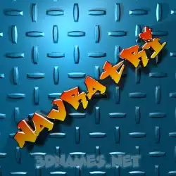navratri in Grid Style style - 3D name wallpaper