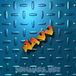 navv in Grid Style style - 3D name wallpaper