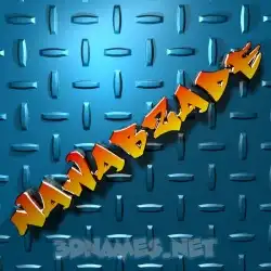 nawabzade in Grid Style style - 3D name wallpaper