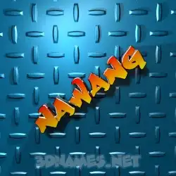 nawang in Grid Style style - 3D name wallpaper