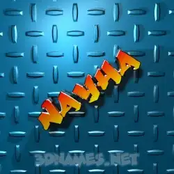 nayha in Grid Style style - 3D name wallpaper
