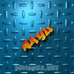 nayu in Grid Style style - 3D name wallpaper