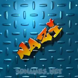 nazi in Grid Style style - 3D name wallpaper