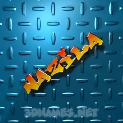 nazila in Grid Style style - 3D name wallpaper