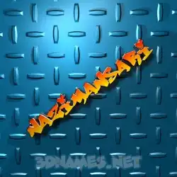 nazimansari in Grid Style style - 3D name wallpaper