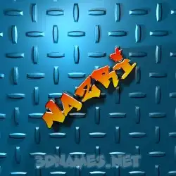nazri in Grid Style style - 3D name wallpaper