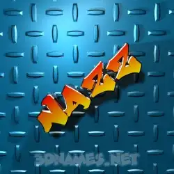 nazz in Grid Style style - 3D name wallpaper