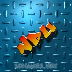 ndu in Grid Style style - 3D name wallpaper