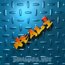 neali in Grid Style style - 3D name wallpaper
