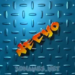 necyo in Grid Style style - 3D name wallpaper