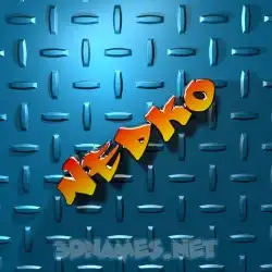 nedko in Grid Style style - 3D name wallpaper