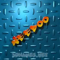 needoo in Grid Style style - 3D name wallpaper