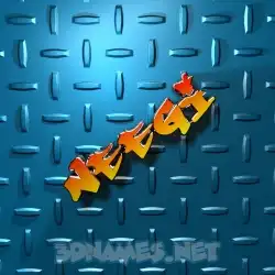neegi in Grid Style style - 3D name wallpaper