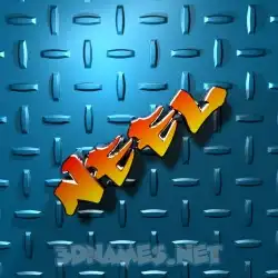 neel in Grid Style style - 3D name wallpaper