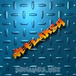 neelaksh in Grid Style style - 3D name wallpaper