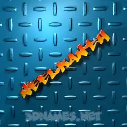 neelkanth in Grid Style style - 3D name wallpaper