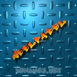 neelpatel in Grid Style style - 3D name wallpaper