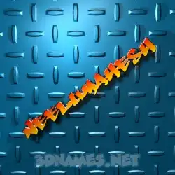 neelumahesh in Grid Style style - 3D name wallpaper