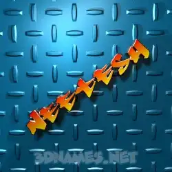 neetesh in Grid Style style - 3D name wallpaper