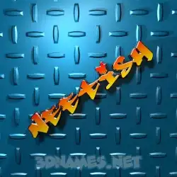 neetish in Grid Style style - 3D name wallpaper