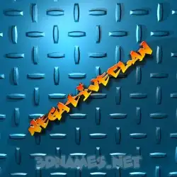 negativeclan in Grid Style style - 3D name wallpaper