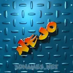 nejo in Grid Style style - 3D name wallpaper