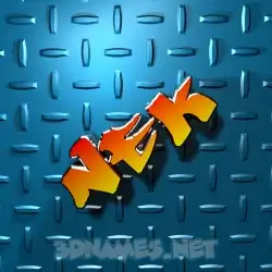 nek in Grid Style style - 3D name wallpaper