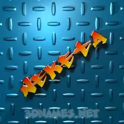 neketa in Grid Style style - 3D name wallpaper
