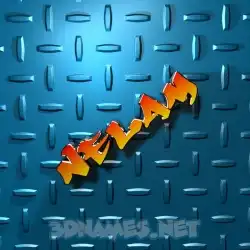 nelam in Grid Style style - 3D name wallpaper